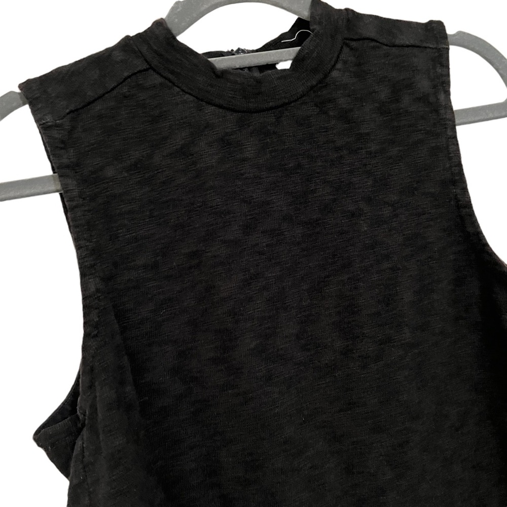 Madewell | Black Mockneck Tank Top